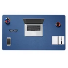 Good quality computer desk mat for office,PVC leather mouse pad