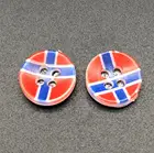 4 hole polyester colorful resin shirt button 3D printing craft size 16L 18L 20L