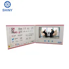Hot Selling Video Business Invitation Card 7" Digital Brochure 7 Inch LCD Media Player