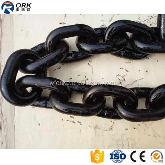 welded large lifting g80 32mm chain