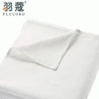 Customized Luxury Percale Hotel Bed Sheets White Flat Sheet Set