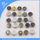 Custom metal Brass fashion denim jean button for garments