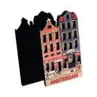 Customised Paper Print Decorative Cheap Wholesale Wood Magnet