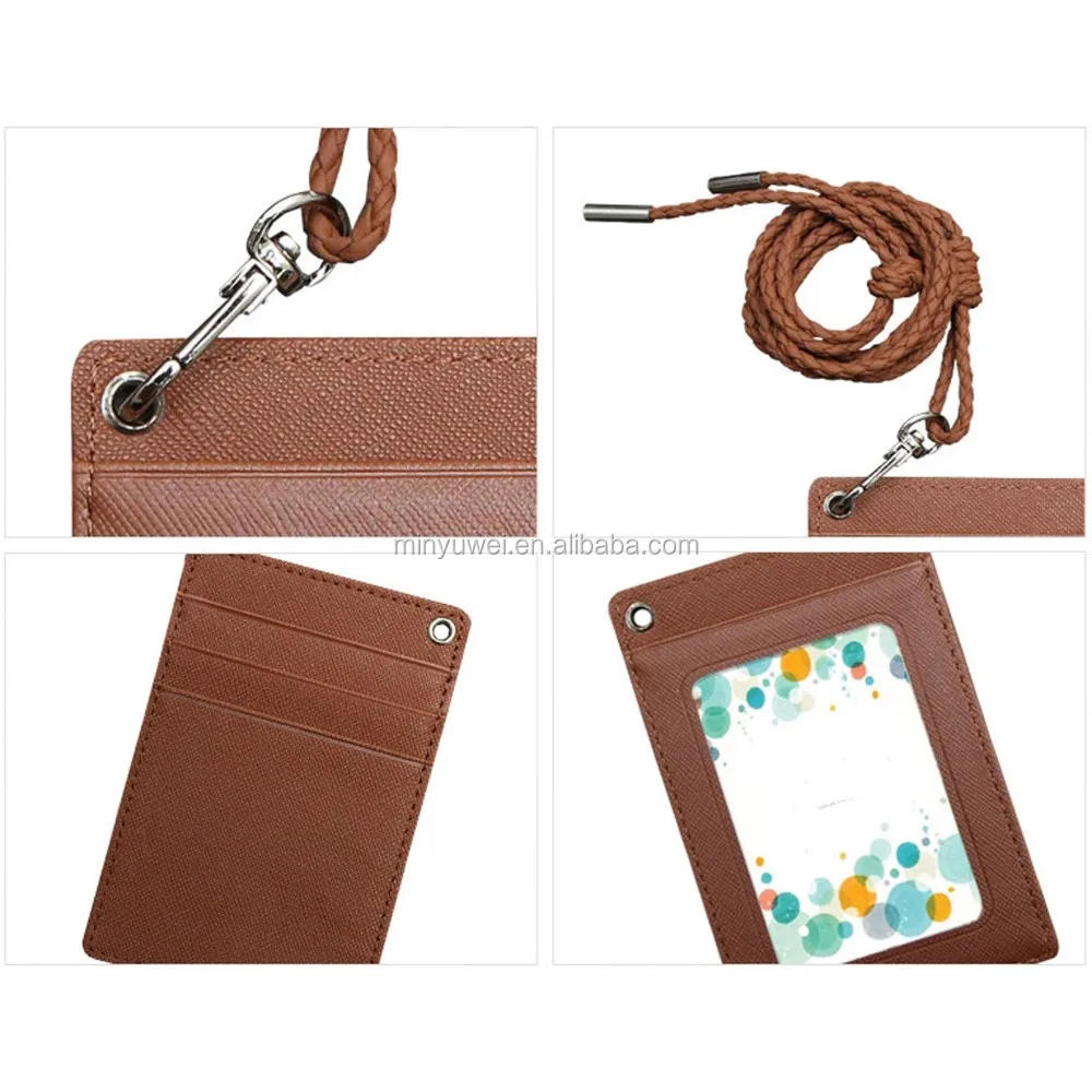  Id Card Case Holder Useful Purse with Neck Strap (3).jpg