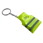 Custom Logo Full Printing Cheap Advertising Vest T shirt Shape Reflective pvc keychain