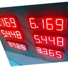 Gas Station Led Display Board Digital Gas Price Sign Numbers