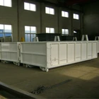 Waste management waste disposable customized roll off dumpster special container hook lift container hook lift bin
