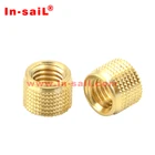 1/4-20 6-32 M2 M3 M4 M5 M6 M8 M10 brass stainless steel press-in threaded insert nut
