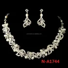 Perfect Jewelry Pearls Set Perfect Gold Pearl And Rhinestone Jewelry SET