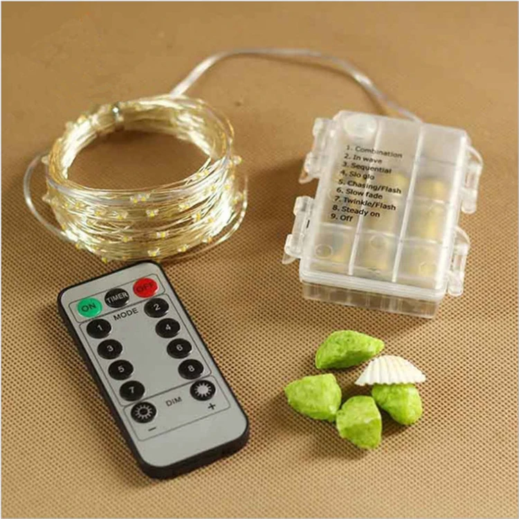 Liangliang 8 Function Remote Controller Waterproof LED String Light Wire