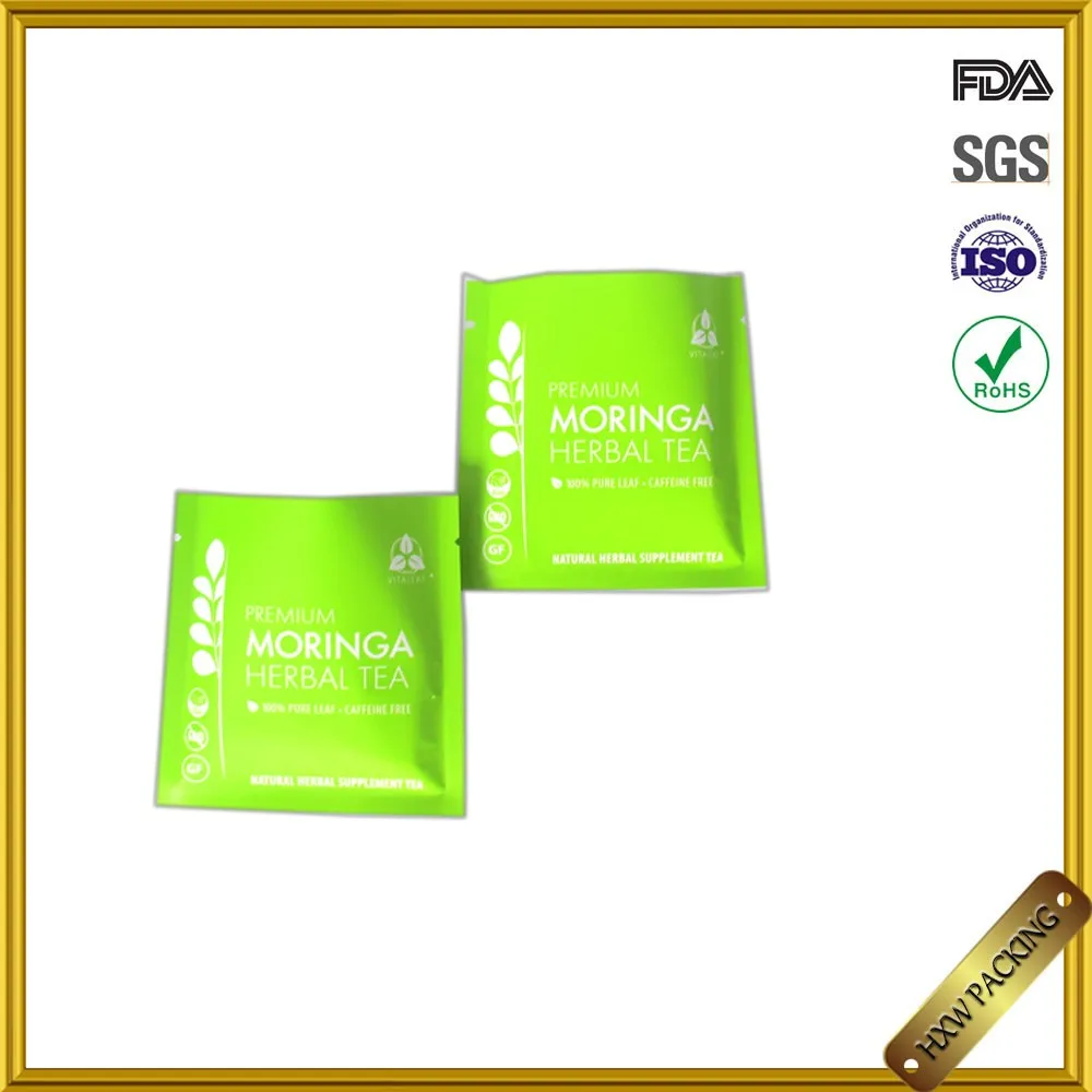 Small Heat Sealable Aluminum Foil Tea Packaging Bag/heal Seal Tea