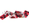 Craft Supplies Bow Maker Ribbon Ladybug Hair 75mm Double Printed Bow Ribbon