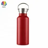 Eco Friendly Double Wall Custom Logo Sports Water Bottle Wide Mouth Vacuum Insulated Stainless Steel Drink