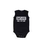 Wholesale Clothes Cotton Black Baby Romper