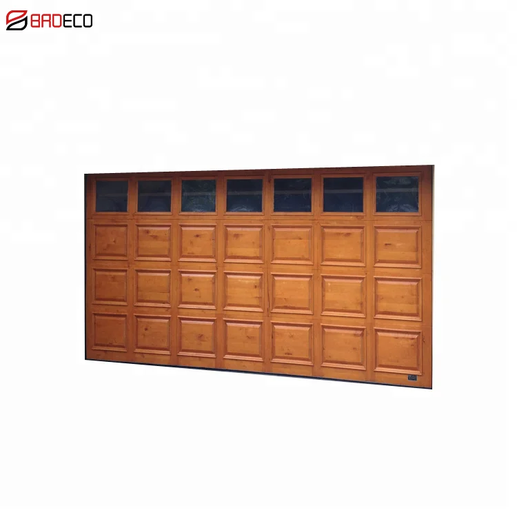 Cheap Price Automatic Insulated Wholesale Golden Oak Garage Door