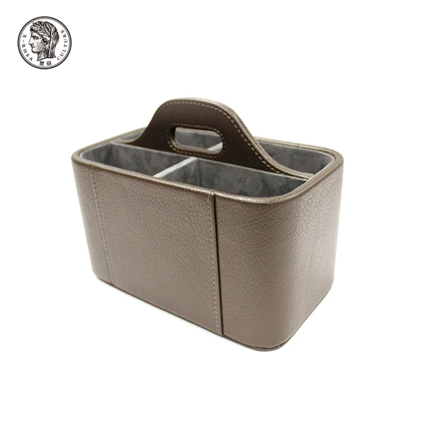 hot sale eco-friendly fashionable pu leather storage basket