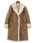 China hot products women warm winter coats faux lamb fur