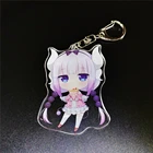 Free CMYK Offset Print CNC Laser Cut Custom Anime Acrylic Keychain Key Chain