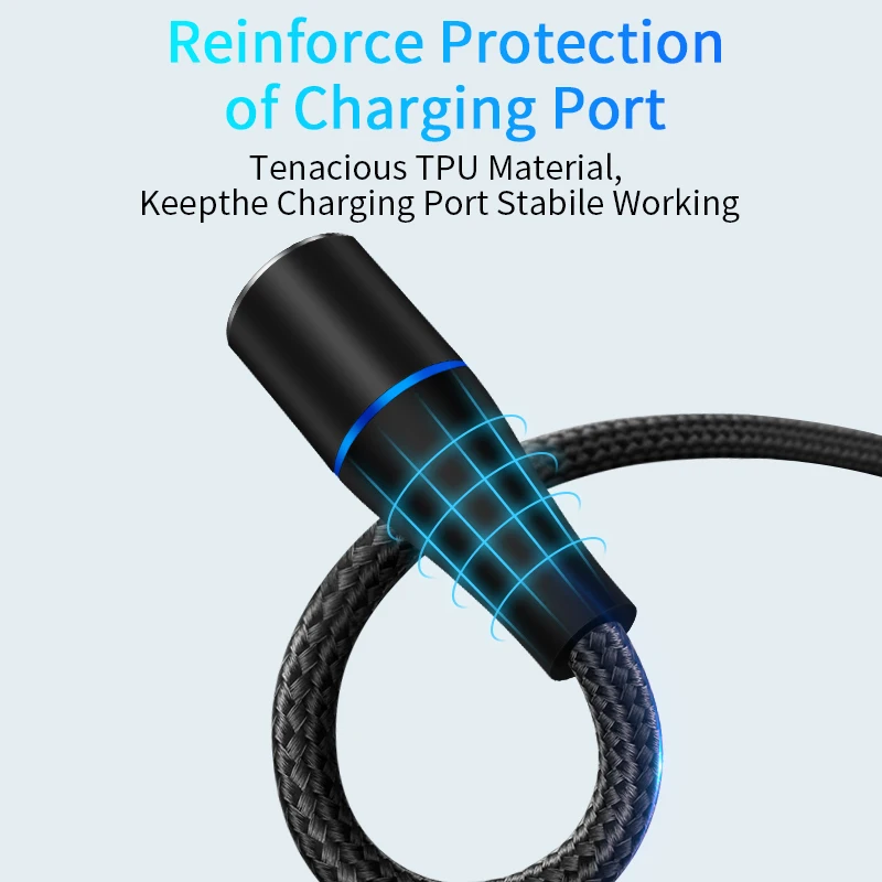 Factory mobile phone accessories charger wholesale magnetic usb cable high speed usb charging cable 360 degree micro usb cable - ANKUX.COM