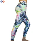 custom dye sublimation printed for women leggings