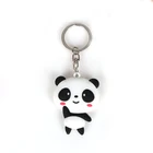 High Quality Custom made flexible PVC 3D key chains cartoon 2D key chain key ring