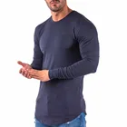 2017 wholesale high quality plain black 95 cotton 5 spandex round neck t shirts