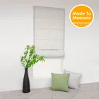 Roman blinds with lina structure fabric