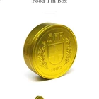 Bulk wholesale price square slim flat thin slight iron metal small tin box