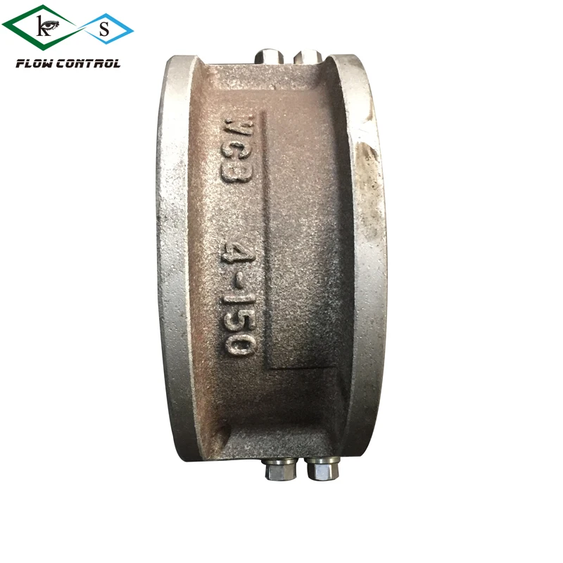 wafer type dual plate cl600 check valve dn80