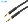 Cheap flat 3.5mm to 3.5mm Aux Stereo Flat noodles cable Male to Male Car Audio Cable