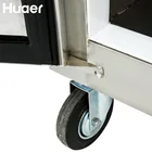restaurant equipment catering upright top mount two door freezer