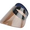The summer sun hat PVC protection caps Outdoor cycling block face big brim