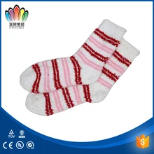 FT FASHION Soft Strip Microfiber Knitted Socks/Keeping warm fashion socks