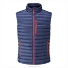 LS802 100%nylon fashion winter mens duck down feather vest gilet