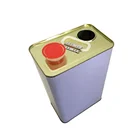 3L square metal tin can rectangular paint tin can for solvent packing