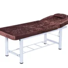 Commercial salon furniture massage table type C04 flannelette cover stainless steel frame