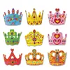 Various Princess Kids Foam Crowns For Birthday Party