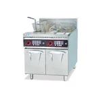 Professional Electric Stainless Steel Restaurant Chicken Potato Fat Fryer Double Commercial Deep Frying Machine