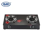 2019 New Design Double Burner Table Top Glass Panel Gas Stove/Gas Cooker/Cooktop