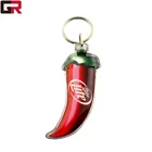 Newest Cheapest make metal acrylic keychain metal custom logo