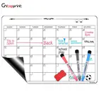 Wholesale blank dry erase fridge magnetic calendar for refrigerator set