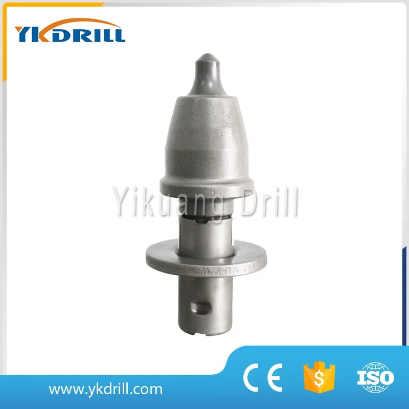 Civil Engineering Tools Round Shank Auger Hard Rock Cutting Bullet