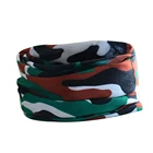 Qetesh Custom Sports Scarf Head Tube Seamless Face Mask Bandana Headband