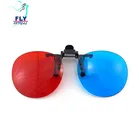 Universal plastic 3d glasses imax Movie Game Framed ,Vision 3d clip on glasses red blue