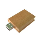 Book Store USB Flash Wooden Book Shape USB Flash Drive Flash Memory Stick