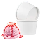disposable custom print paper bowls ice cream paper cup with lid custom print paper bowls