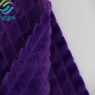 Wholesale snuggle 100% polyester plaid flannel fleece fabric