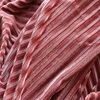 Polyester New Designs Elegant Cool Pleated Fluted Ribbed Blouse/Dress Velvet