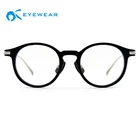Custom optical glasses vintage buffalo horn design French style eyeglasses frames