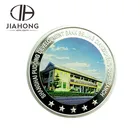 High quality blank metal gold challenge coins sublimation